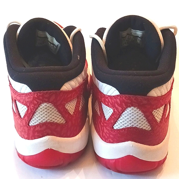 AIR Jordan Men's 11X1 Retro Low IE Gym Red/White Sneakers Size 10.5 - Picture 3 of 13